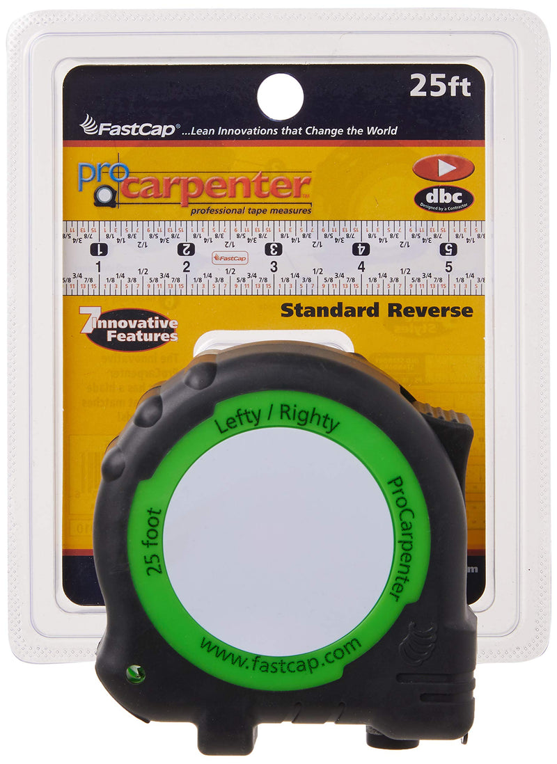 Fastcap ProCarpenter Measuring Tape Bundle - 25-Foot Standard with 16-Foot Metric/Metric Reverse