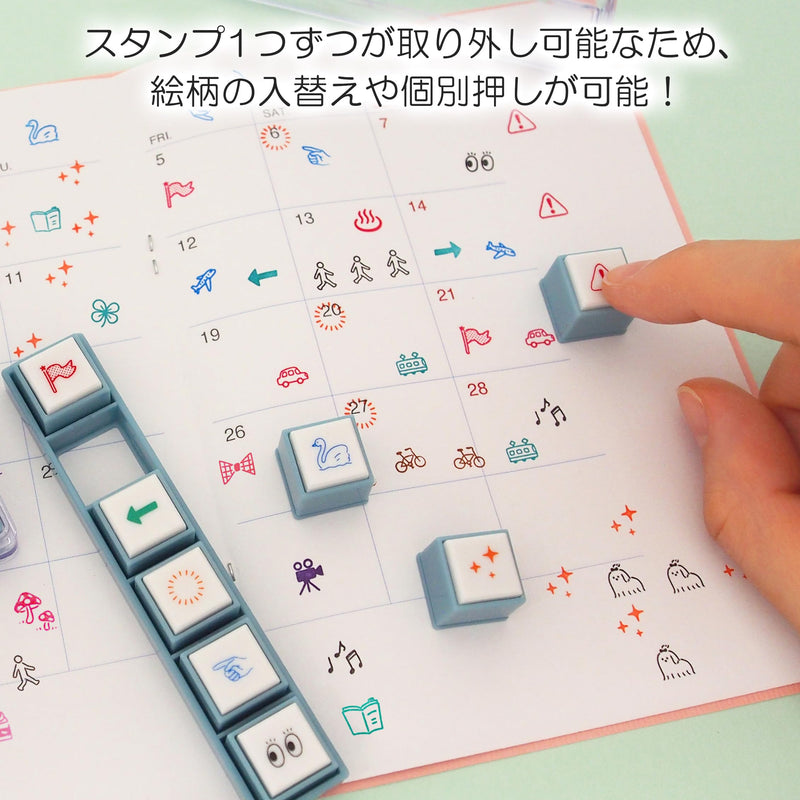 Pochitto Push Button Stamp by Kodomo no Kao Hobbies