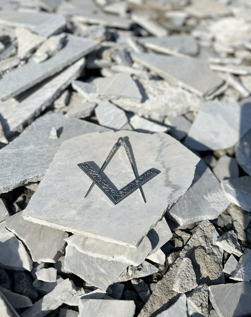Masonic Lodge Ceremonial Large Freemason Square and Compass Premium Look