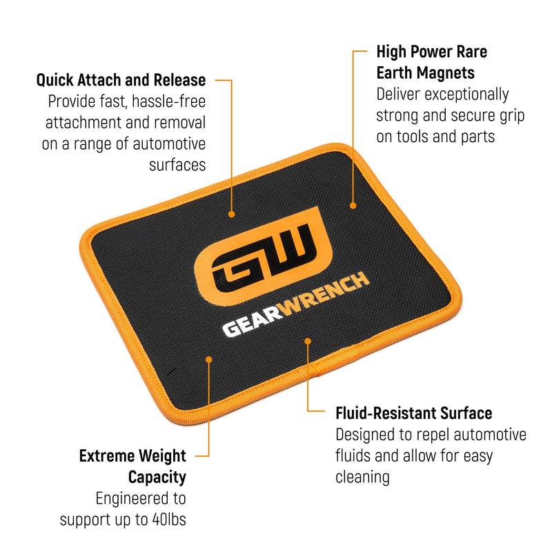GEARWRENCH 10" X 8" High Strength Magnetic Tool Mat | GWMAGMAT108 10 X 8 inch