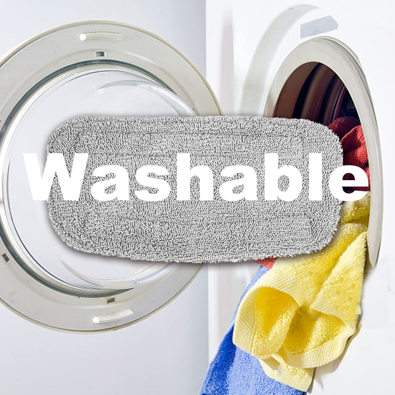 2 Packs Steam Mop Cloth Fits Steam Mop GF-6610 Washable, Reusable, Highly Absorbent Microfiber Steam Mop Pads Steam Mop Replacement Pads. Crey- 2 Packs Steam Mop Pads