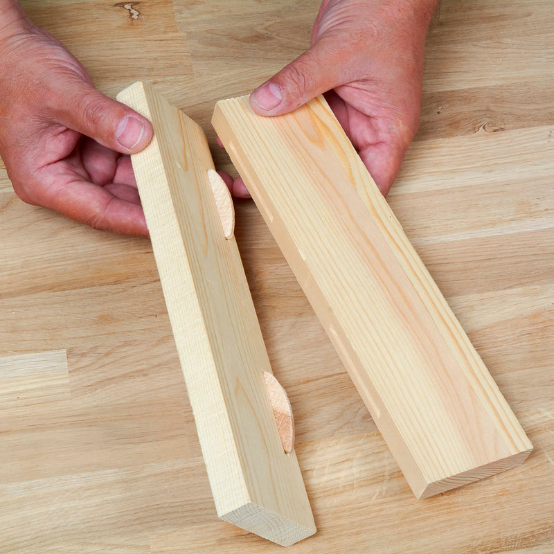 Trend 100pcs Beechwood Joining Biscuits (No. 10) for Woodworking, Joinery, and Furniture Framing, BSC/10/100 (Pack of 3)