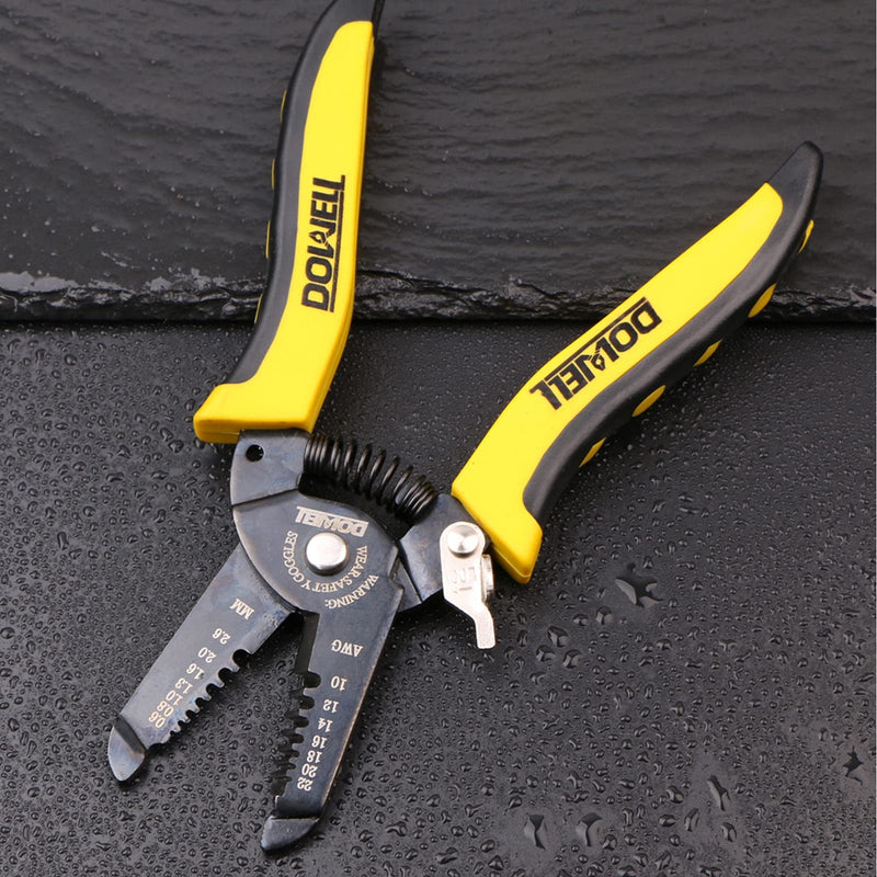 DOWELL 10-22AWG+22-30AWG Wire Stripping Tool Wire Stripper Cutter Pliers Tool Multi-Function Hand Tool for Electrician 2-Piece HY040739