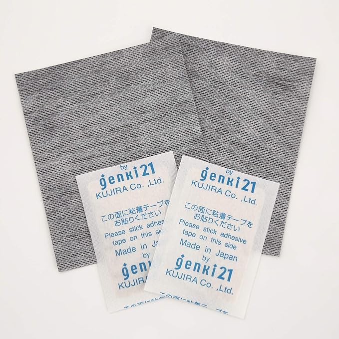 Genki21 Zeolite Hydrogen Sap Sheet, Pack of 20, Titanium Adhesive Tape Included - NewNest Australia