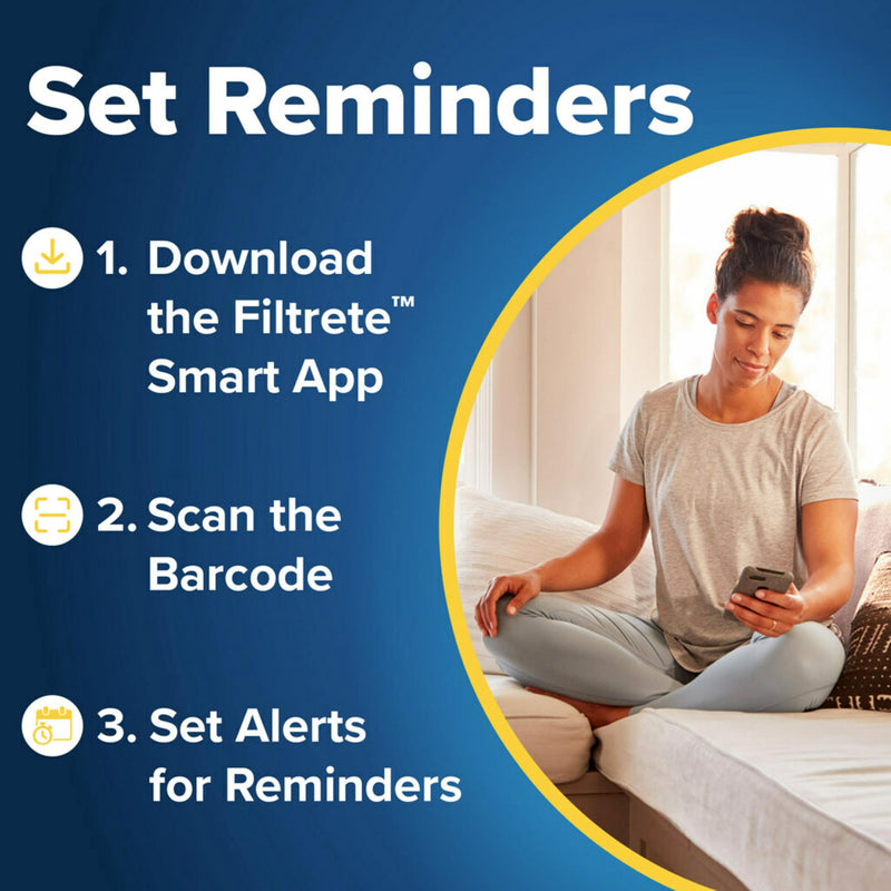 Filtrete 20x25x1 AC Furnace Air Filter, MERV 11, MPR 1000, Micro Allergen Defense, 3-Month Pleated 1-Inch Electrostatic Air Cleaning Filter, 2 Pack (Actual Size 19.688 x 24.688 x 0.84 in) 20 x 25 x 1