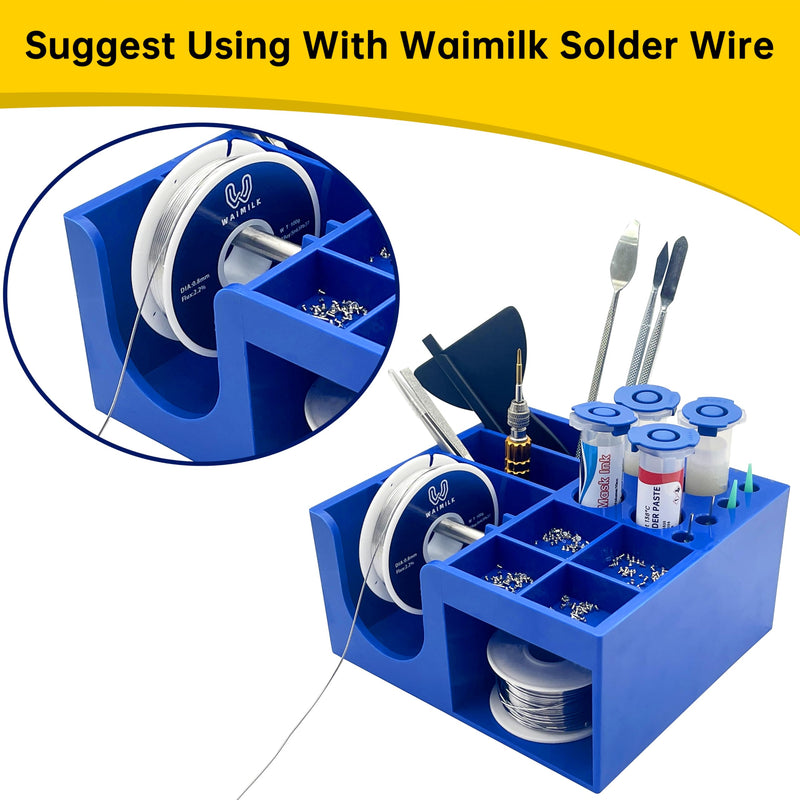 Soldering Storage Box Soldering Dispenser For Soldering Tools Small Parts and Organization Electronic Components Storage