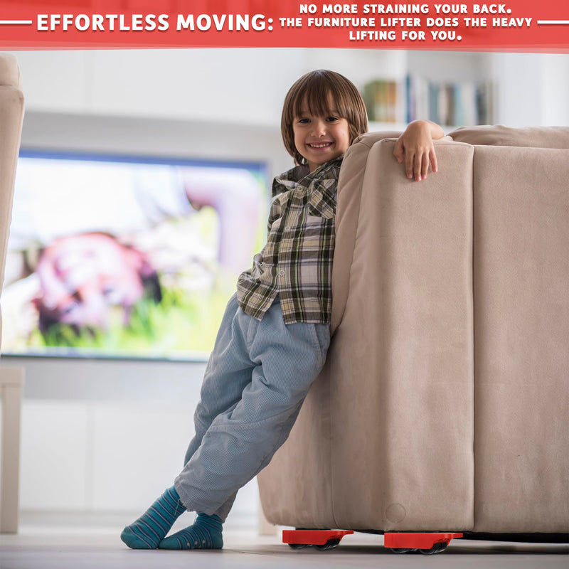 Furniture Moving Sliders Set – Heavy-Duty Moover Tool for Furniture Up to 220 lbs, Non-Scratching Design, Smooth Glide | Protects Floors, Durable, and Easy to Use for Home, Office and Appliance Moving