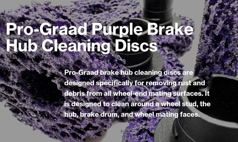 46150 6 Pack 1-1/2” Brake Hub Cleaning Discs, Brake Drum & Rotors, Around Wheel Studs Rust Removal, Replacement Pads Compatible with Pro Graad Counteract Hub Buddy & 3M Pad Holders