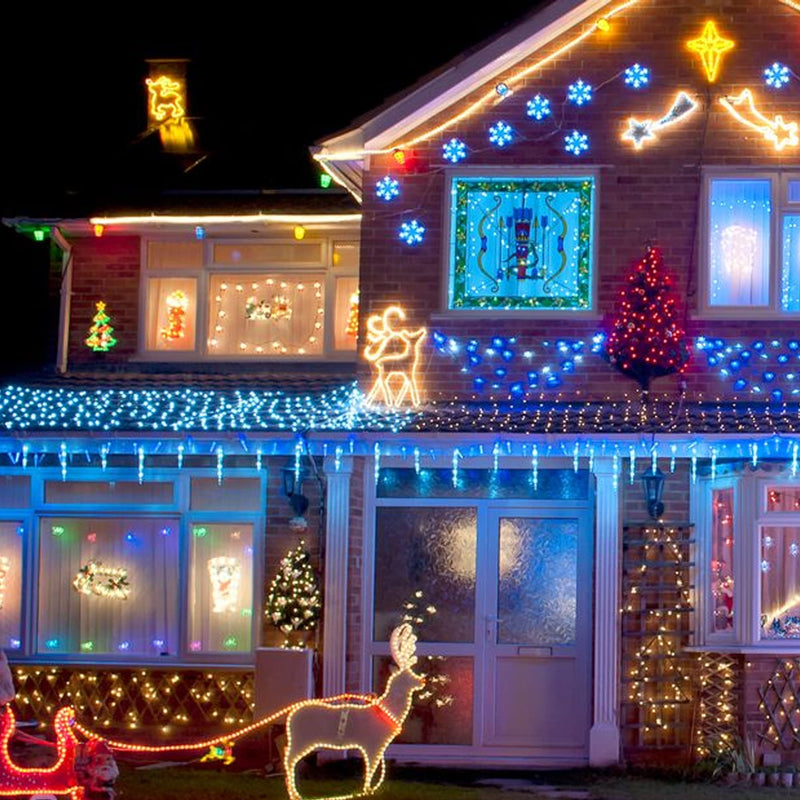 TW SHINE Warm White Christmas Lights Outdoor, 20FT 100 Count Incandescent Christmas Lights Indoor, Waterproof Christmas Tree String Lights for Xmas Decorations 1