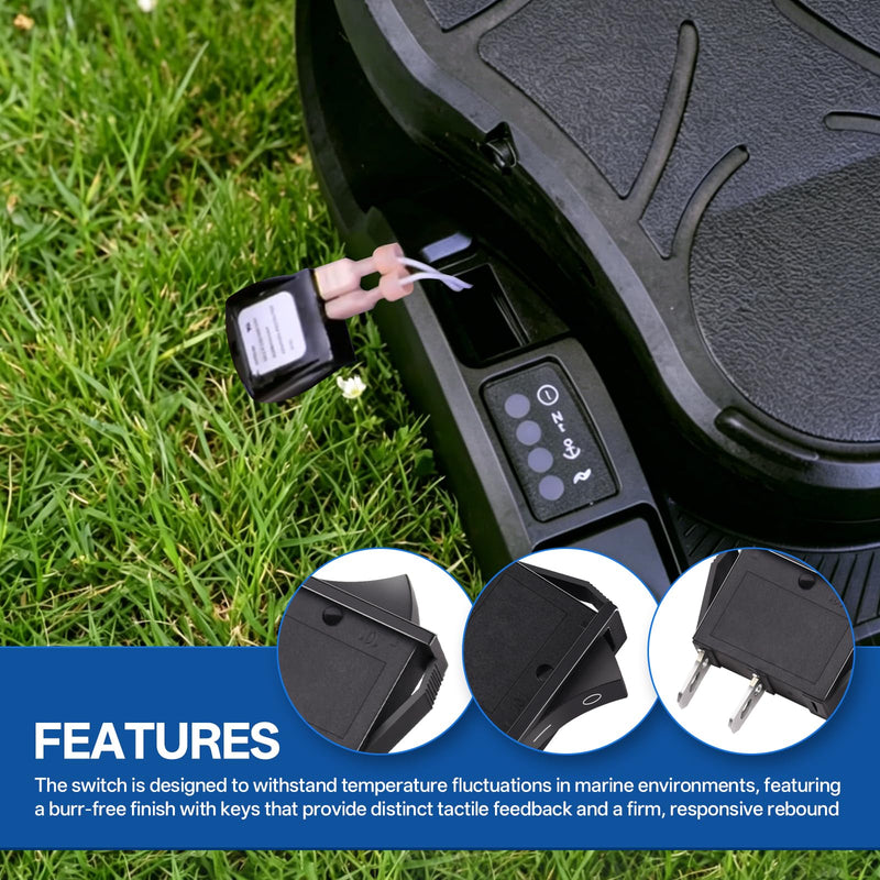 2 Pcs Switchs Compatible with Minn Kota Ultrex Switch, On/Off