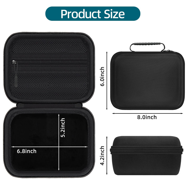 Case for AutoLine Pro Automotive Smoke Machine EVAP Vacuum Leak Tester, Diagnostic Tool Storage Bag, Drop-Proof Dust-Proof with Mesh-Black(CASE ONLY) Black