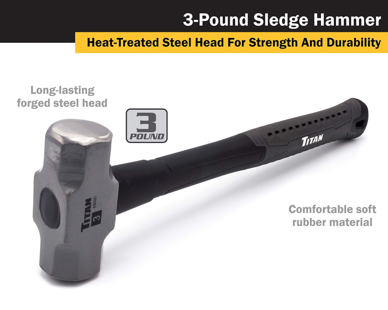 Titan 63000 3lb x 16in Sledgehammer 3lb Sledge