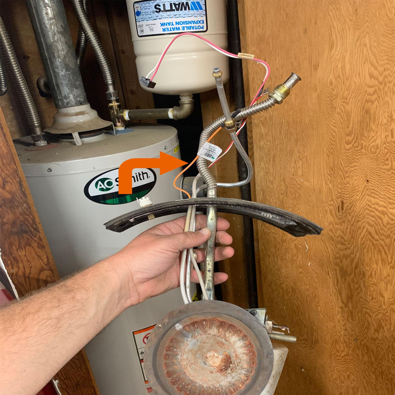 MENSI Minivolt Thermopile Replacement Parts for Reliance Whirlpool,A.O.Smith, Kenmore Brand Gas Water Heater Boilers Replace Model 100112330 9007876 9007877, Repalce 300 301 Series (1) 1