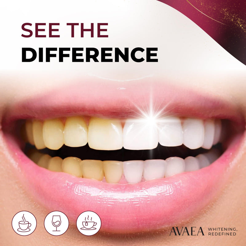 Dr. White’s AVAEA™ Rose Rêve Teeth Whitening Pen | 0.09 Fl Oz Pap+ Precision Whitening Serum | Peroxide-Free Whitening Treatment | Raspberry + Vanilla