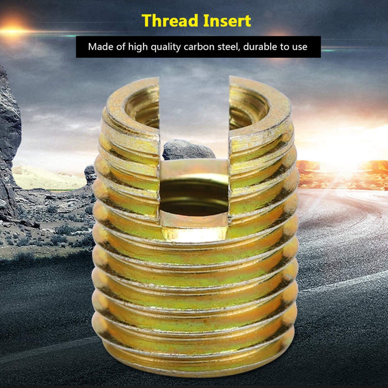 20Pcs 302 Carbon Steel Self Tapping Thread Insert Screw Repairing Kit (Inner M12X1.75 Outer M16X1.5) Inner M12X1.75 Outer M16X1.5