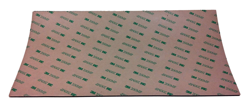 Isolate It!: Sorbothane Acoustic & Vibration Damping Film 60 Duro with 3M Adhesive (0.10 x 6 x 12in) - 1 Sheet