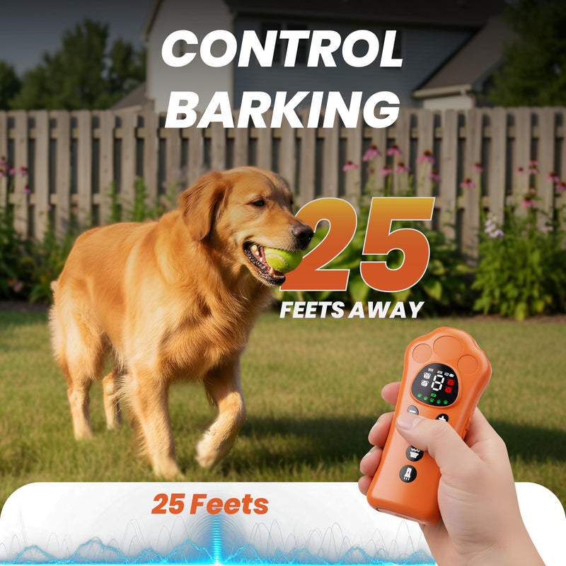 New Ultrasonic Dog Deterrent with 0-9 Variable Frequency Gears, 180° Wide Coverage, Multi-Breed Compatibility, and Built-in Flashlight – Safe & Effective Bark Control and Training Tool