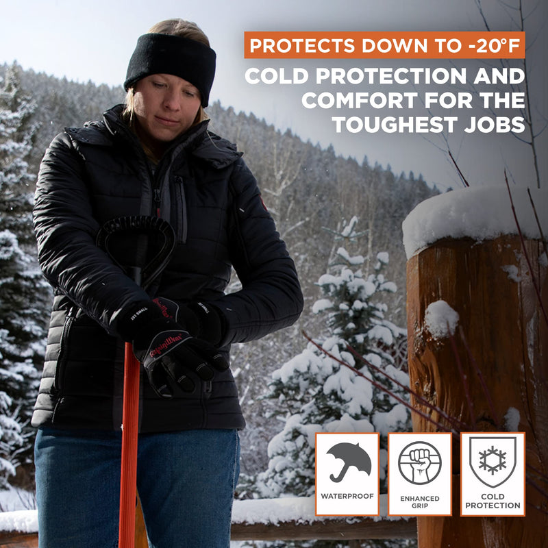 RefrigiWear Waterproof Abrasion Safety Glove X-Large Black