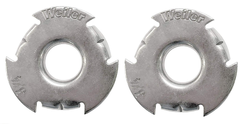 Weiler 03811 Metal Adapters, 2" to 3/4" Arbor Hole, Made in The USA (Pack of 2) 1 Count (Pack of 2)