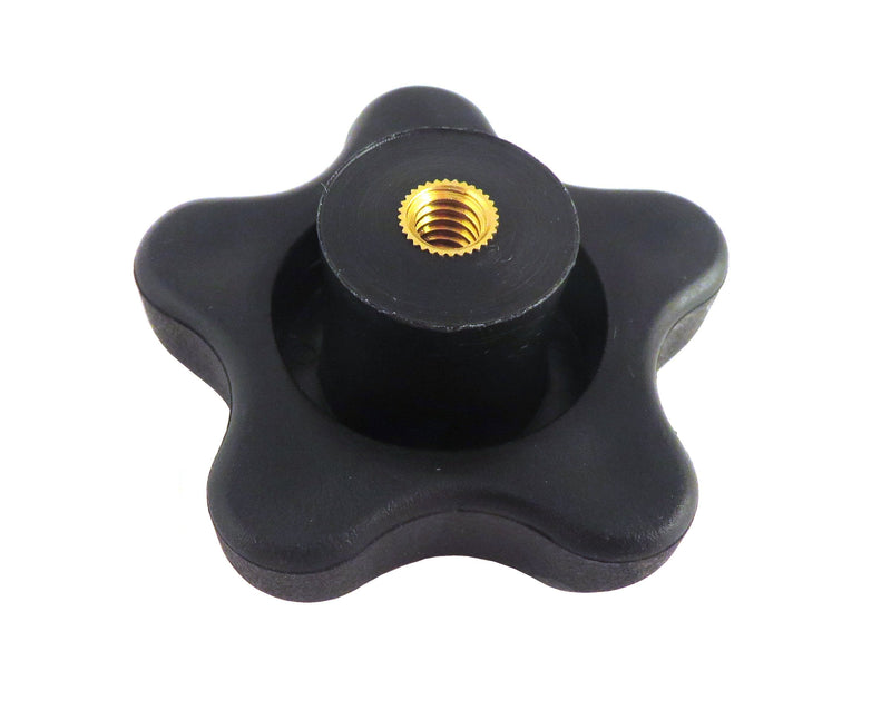 Taytools 770801 Lot 10 Each 5/16 18 Female Thread Star Knobs 2 inch Diameter with Through Insert