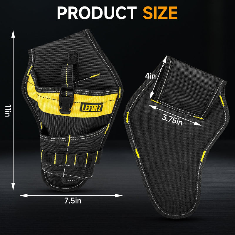 Drill Holster,Heavy-Duty Impact Holster for Tool Belt,Drill Holder,Drill Pouch Fits Most Drills