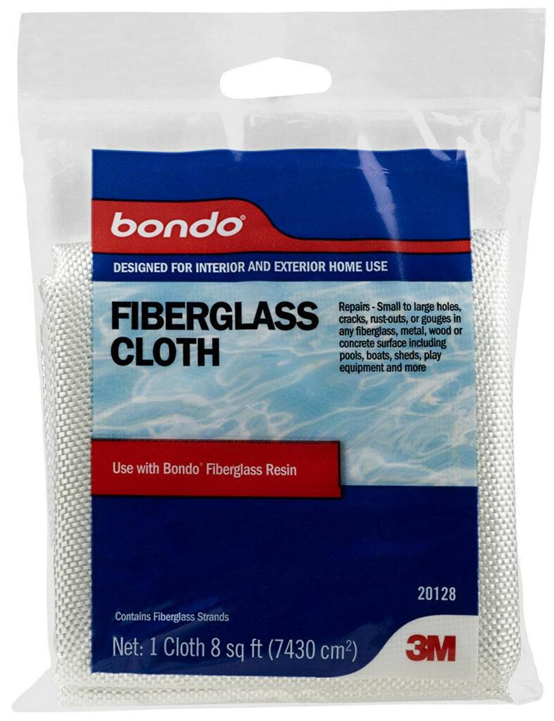 Fiberglass Resin Repair Kit, 0.45 pint (7.2 oz), All-in-One Set with Resin, Hardener, Fiberglass Cloth and Tools for Automotive, Marine and Home Repairs
