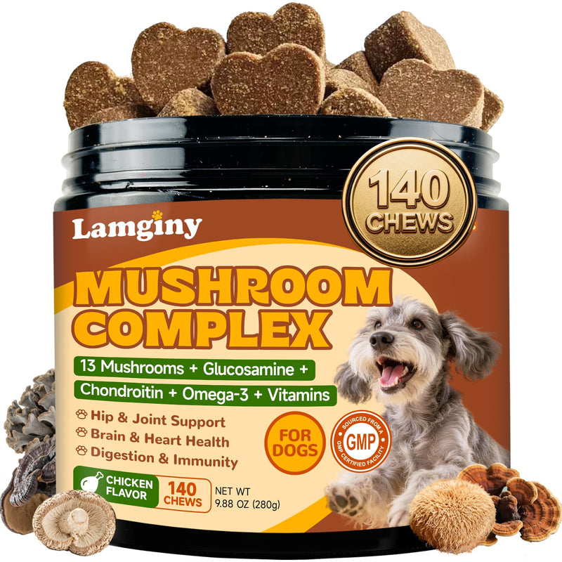 Mushroom Chews for Dogs & L-Lysine Drops for Cats