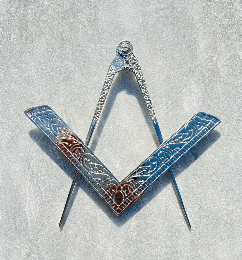 Masonic Lodge Ceremonial Large Freemason Square and Compass Premium Look