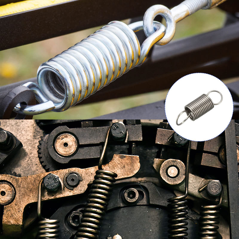 METALLIXITY Extension Spring (0.3x3x10mm/0.012"x0.12"x0.39") 10Pcs, Stainless Steel Tension Spring Wire - for Home Repair Construction Machinery 0.012"x0.12"x0.39"