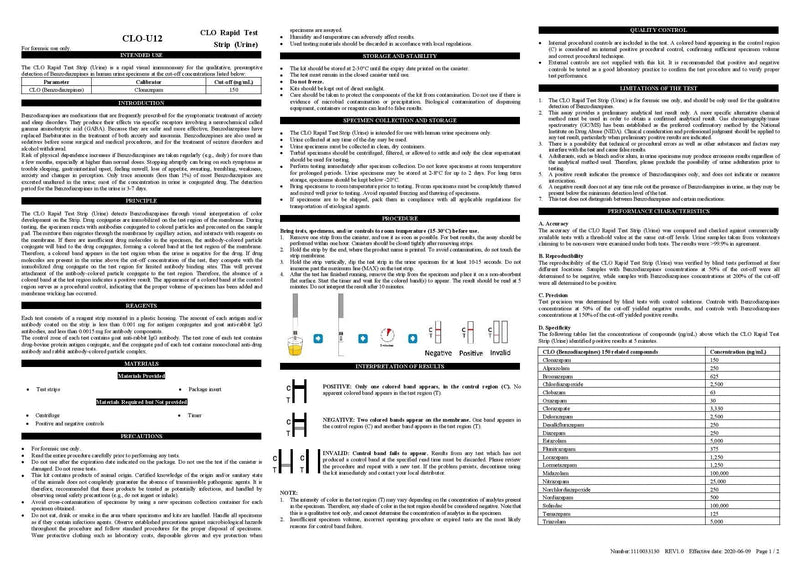 12 Panel Now - CLON Urine Test Strips - Clonazepam One Step, Rapid Detection, Easy to Use Kit, Easy-Read, Fast and Accurate Results Displayed in as Little as 5 Minutes [25 Pack]