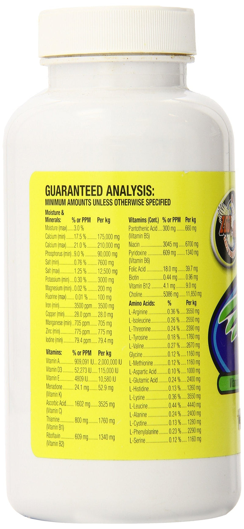 Zoo Med Laboratories BZMA378 Avian Plus Bird Vitamins, 8-Ounce