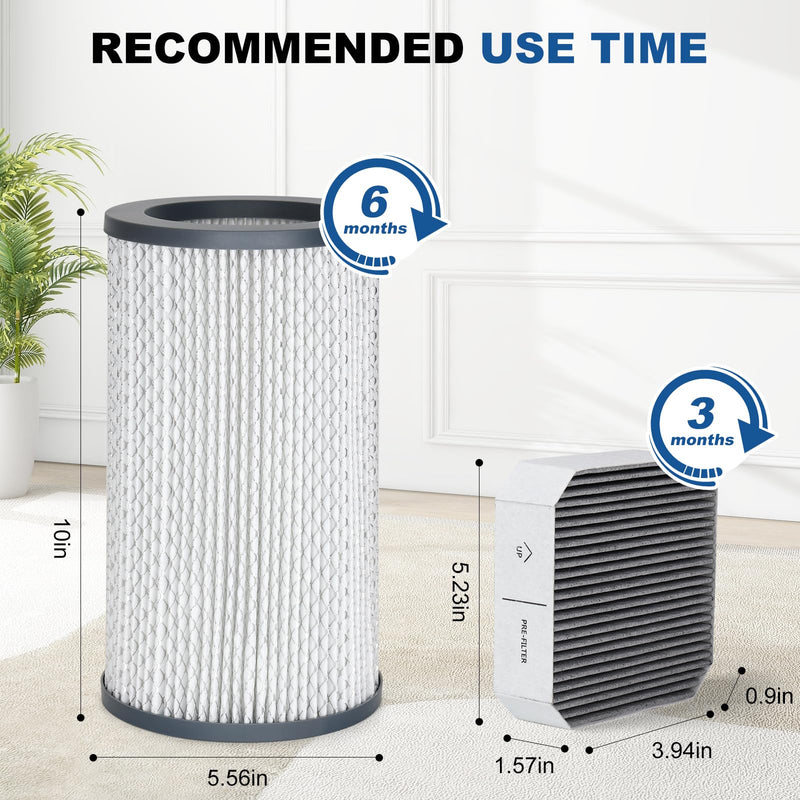 Filter Replacement Set Compatible with Molekule Air Purifier