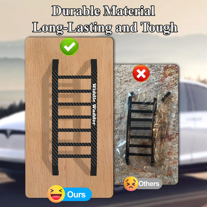 2 Pcs Widdle Wadder Ladders & 2 Pcs Widdle Wadder Certified Stickers, Magnetic Little Ladder Suitable for Truck SUV Car