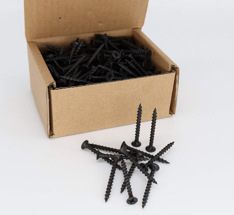 LLAMA Fastener Drywall Screws #8x3” - Coarse Threaded Black Phosphate Screws, Pay 1.0LB Now GET 1.2LB