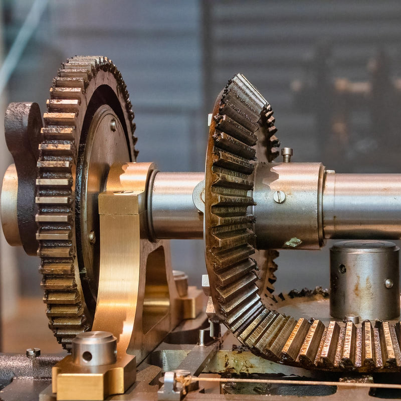 HARFINGTON 2pcs Bevel Gear 1M 20 Teeth 5mm Shaft Hole 1:1 Tapered Bevel Pinion Gear 45# Steel 1 Module 90 Degree Steering Gear with M5 Fixing Hole, for Hardware Mechanical Rotation
