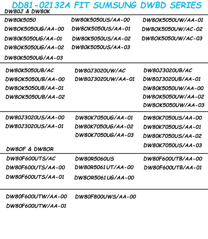 DW80F600UTS DW80J3020US Door Latch samsung Dishwasher Door Latch | DD81-02132A DD81-01629A Dishwasher Door Latch Fits samsung Dishwasher DW80k7050UG DW80k5050US DW80R5060US DW80R5061UG