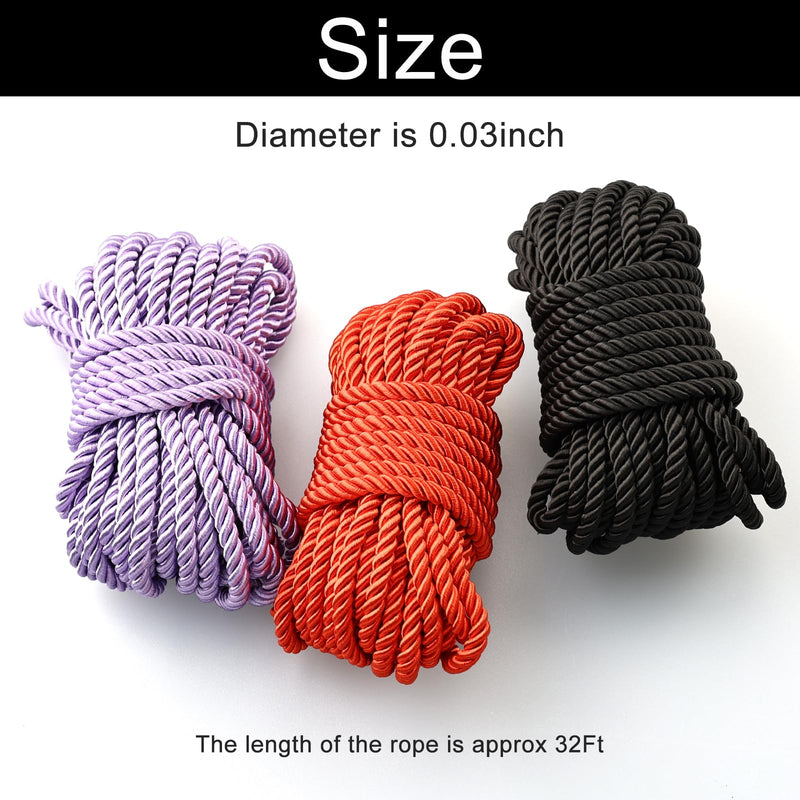 Shibari Japanese Rope Style Kit Bedroom Play for Beginners and Experienced Riggers, Silky Soft Rope, Perfect for Simple and Complex Knots, Great Kit for Gifting Lovers and Couples
