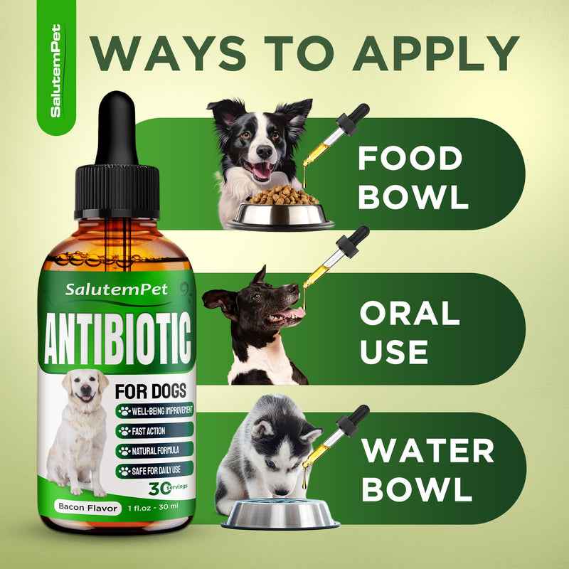 Natural Antibiotics for Dogs | Dog Antibiotics | Supports Dog Allergy Relief | Dog Itch Relief | Dog Allergy Support | Dog Multivitamin | Pet Antibiotics | Dog Antibiotics | 2 Oz Chicken