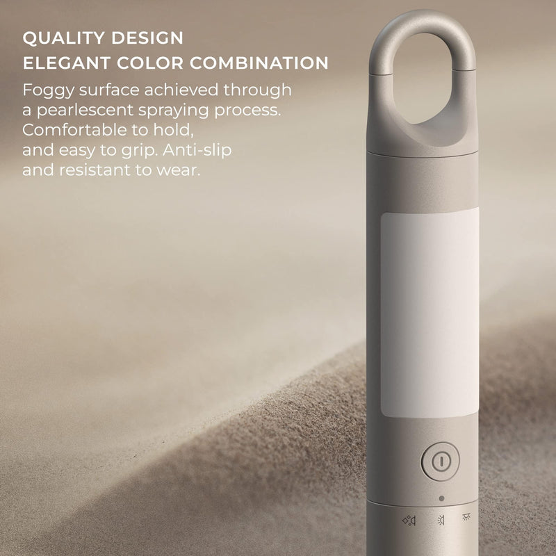 HOTO Flashlight Duo, USB-C Rechargeable, Dual Light Source, Colorful Ambient Light, IPX4 Waterproof, SOS & Strobe, 1000 Lumens, Multifunctional Hanger, Magnetic Absorption, 65h Long-Lasting