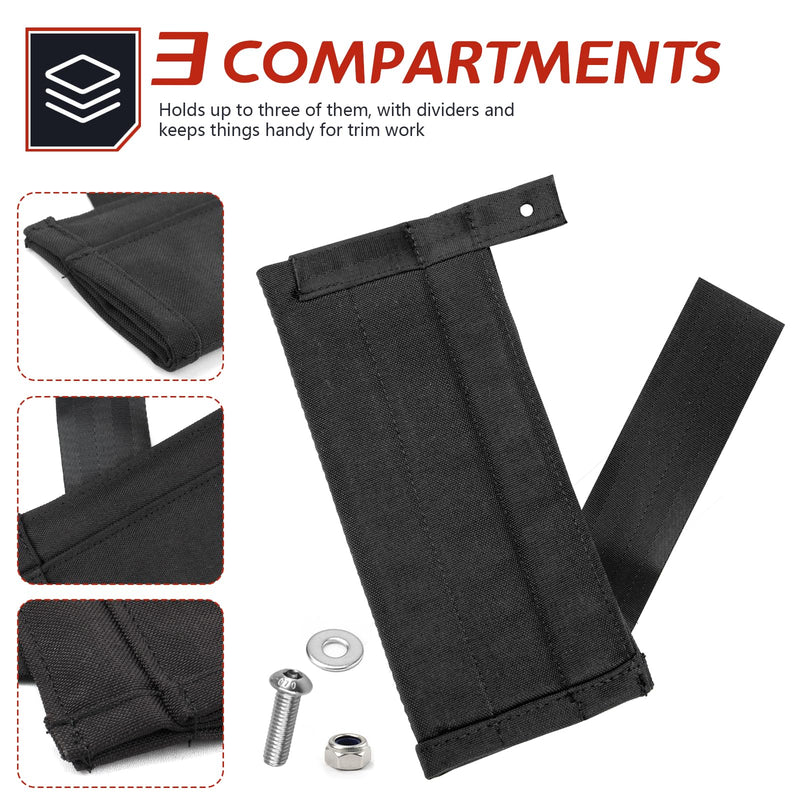 Flat Bar Holster, Multi Tool Holsters Replacement for Diamond Back Utility Multitool Pouches Sleeve, Flat Bar Holster Compatible with Diamondbacks Tool Belt for Carpenters, Roofers, Framers, 1 Pcs