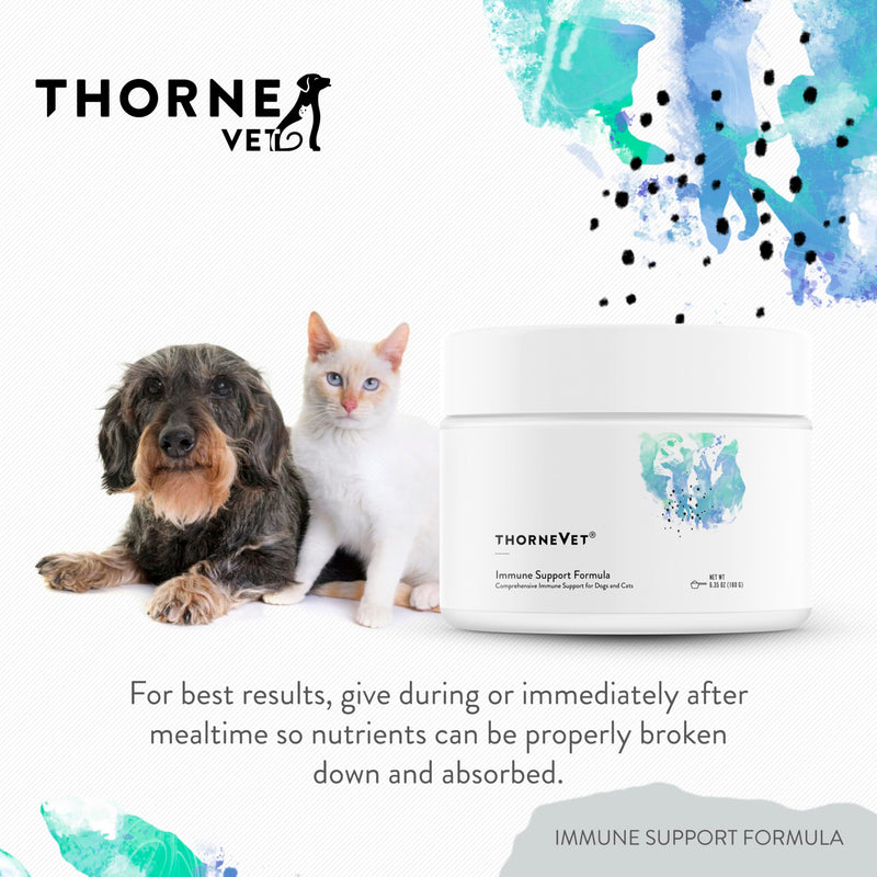 ThorneVET Immune Support Formula Powder – Immune Support for Dogs & Cats, 90 Scoops - PawsPlanet Australia