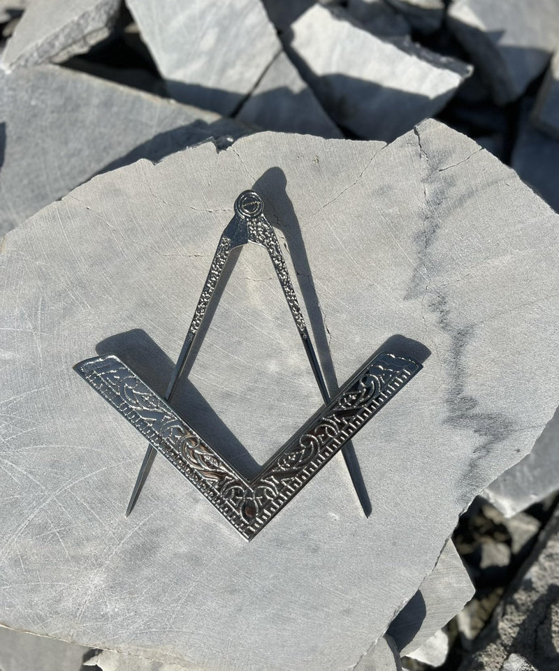 Masonic Lodge Ceremonial Large Freemason Square and Compass Premium Look
