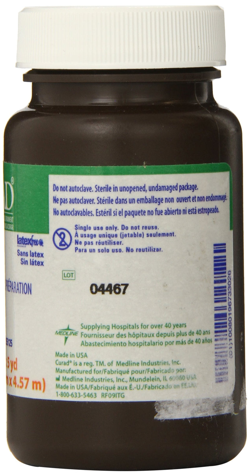 Medline Gauze Packing Stri P Plain Sterile, 1/2 Inch x 5yd 1 Count (Pack of 1)