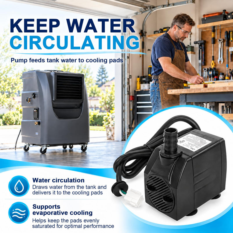 PARPMPCYC00A Evaporative Cooler Pump Compatible with Cyclone 110, 120, 130 PARPMPCYC00A