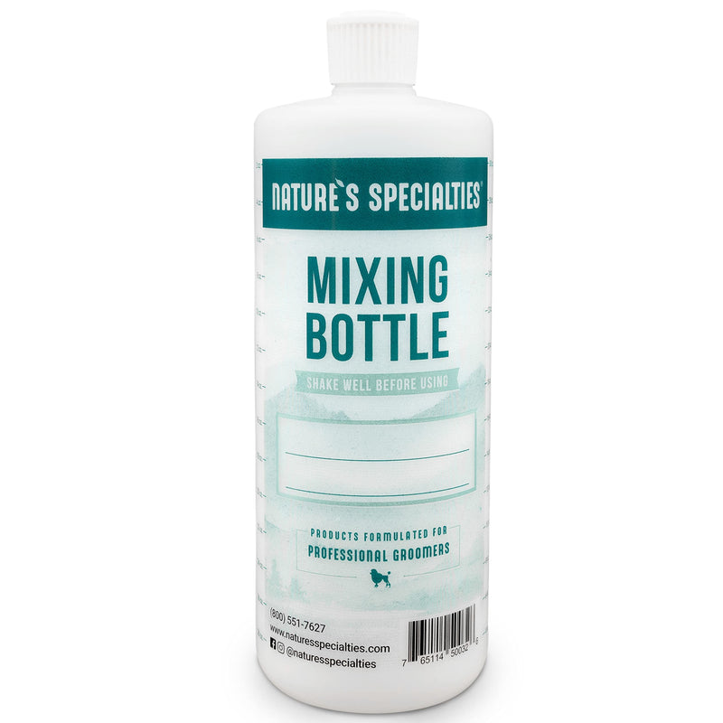 Nature's Specialties Mixing Bottle and Dog Shampoo Conditioner Concentrate Bundle, Easy to Read Measurements Mixing Bottle 32 oz, Yard Dog Dog Shampoo Conditioner Concentrate 16 oz - PawsPlanet Australia