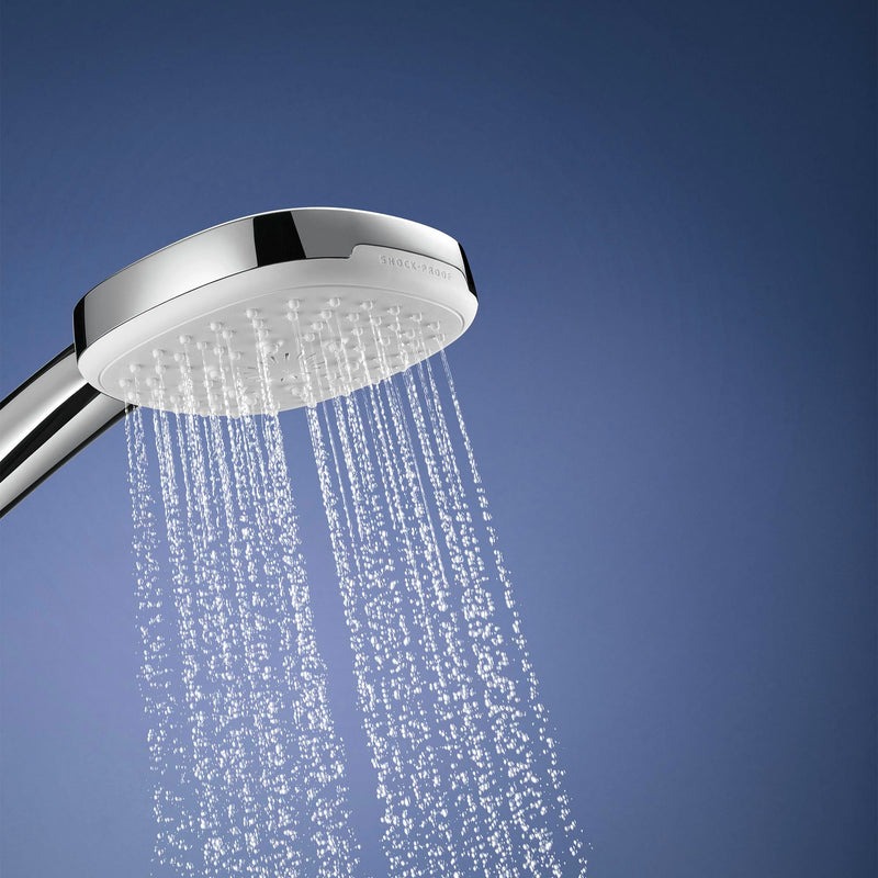 GROHE 26776002 Tempesta Hand Shower, 2-Spray, Square, 1.5 GPM, StarLight Chrome