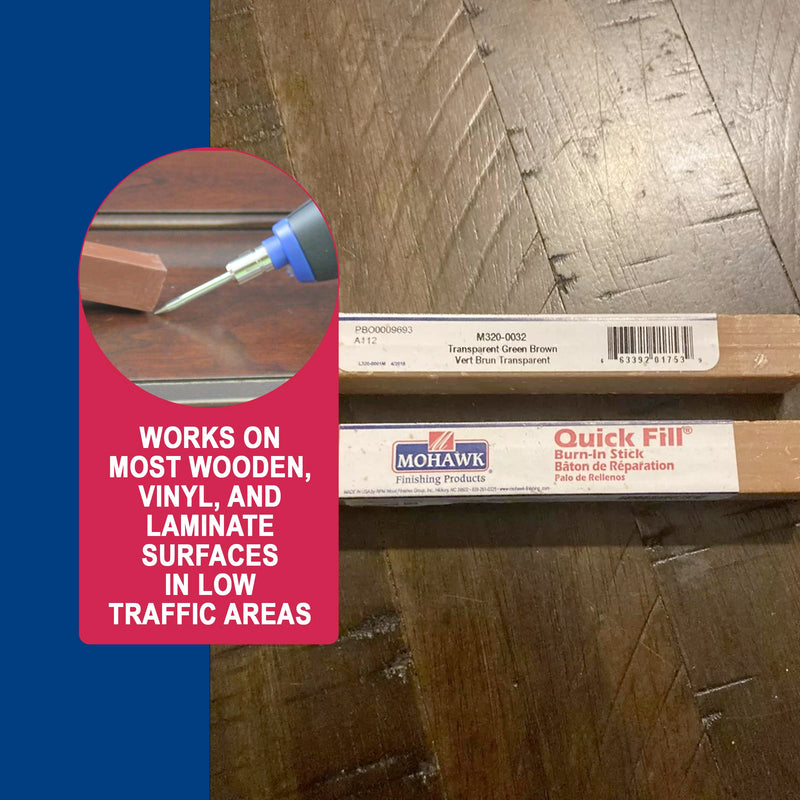 Mohawk Quick Fill Burn-In Stick - Natural Oak