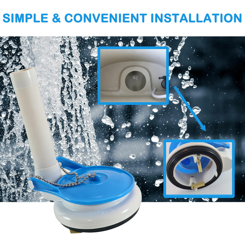 3 Inch Toilet Flush Valve Replacement Kit, One Piece Toilet Repair
