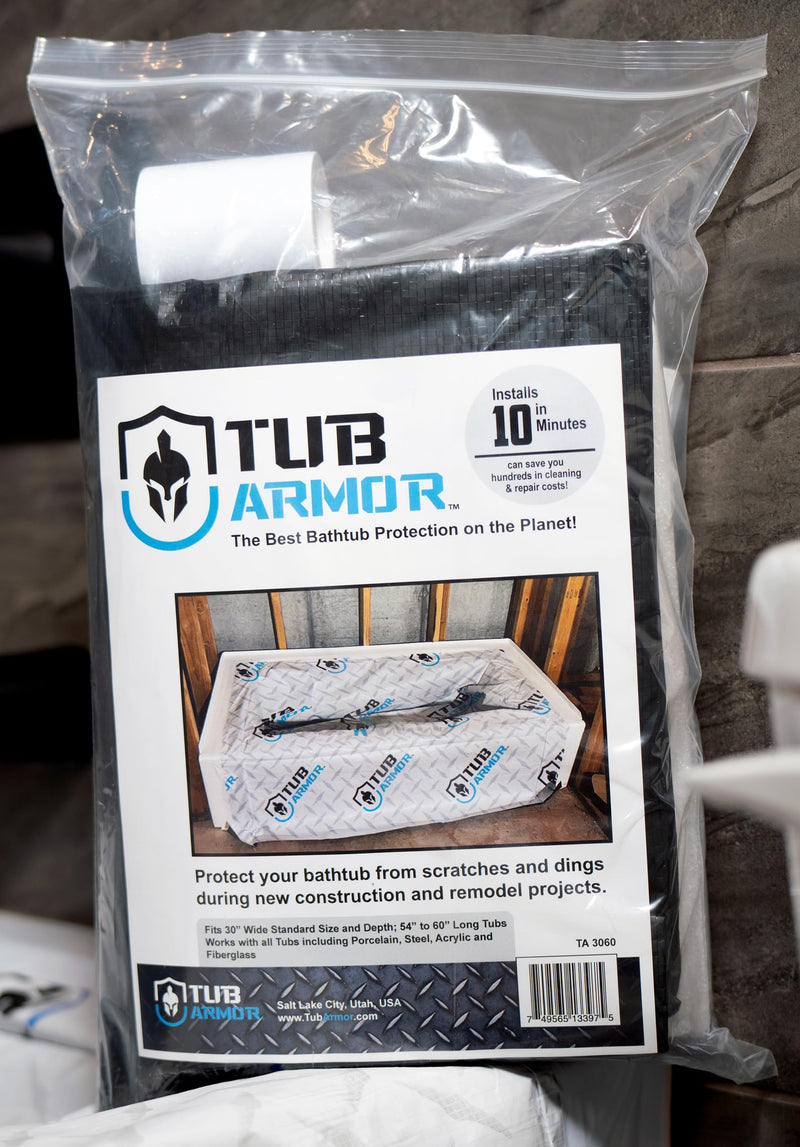 Maximum Protection During Your Next Bathroom Construction or Remodel Project! No More Scratched or Dirty Tubs! 36x60x22