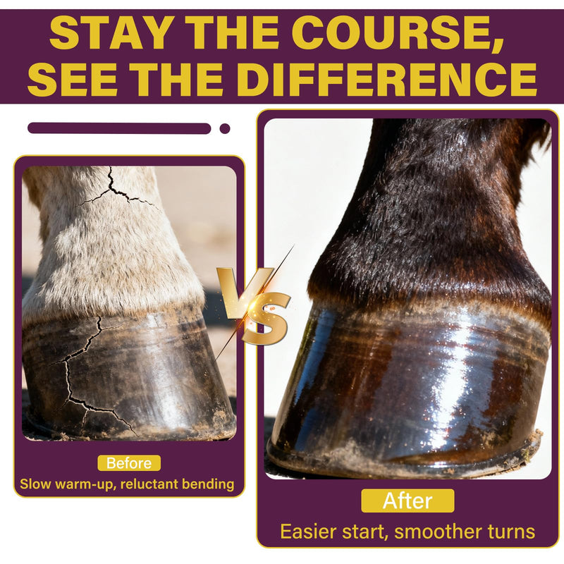 Hoof Supplements for Horses, Horse Supplies, Strengthener with MSM, Horse Health - Supports Strong Hooves and Optimal Growth，Keep Hoof Healthy-150 Chews